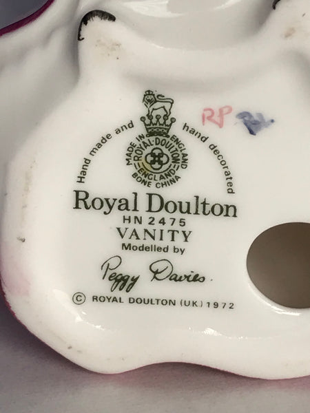 Royal Doulton "Vanity" Porcelain figurine HN 2475