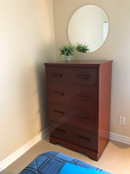 Tallboy Dresser - Solid wood 4 drawers