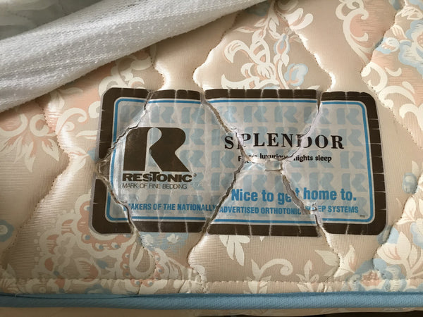 Restonic mattress and boxspring