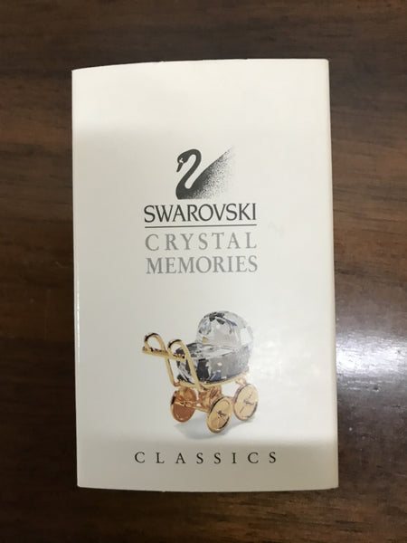 Swarovski Crystal Memories Baby Carriage Box